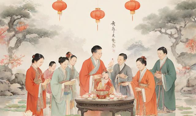 家谱中的风俗礼仪:（家谱的意义及文化含义）