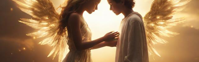 小天使e神初次见面:（e神小天使结局）