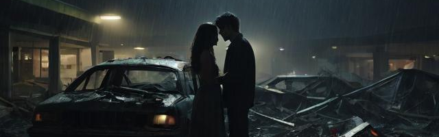 初次见面说撞车不见了:（第一次约会就遇见车祸）