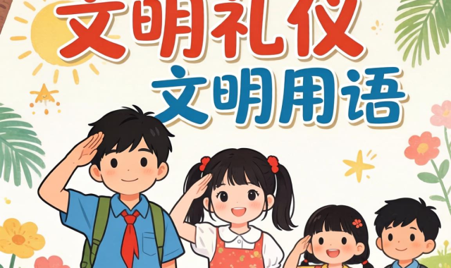 文明礼仪,文明用语:（文明礼仪文明用语手抄报）