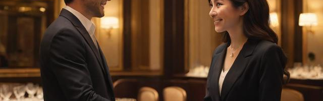 初次见面说什么对话:（初次见面应该说）