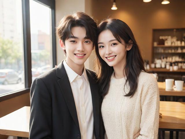 周也赖冠霖初次见面:（周也赖冠霖合照）